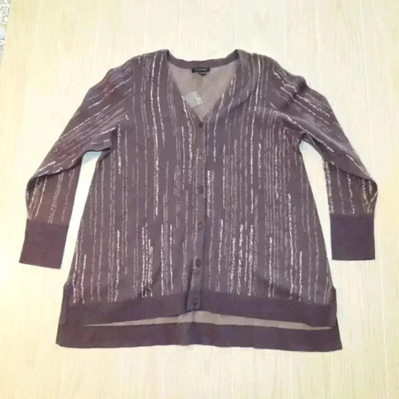 Buy 1 sweater, Get 2 Free!!!  H by Halston Womens Cardigan Sweater Size XL - Picture 1 of 7